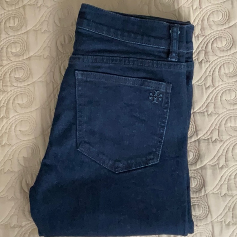 Women's Tory Burch Super Skinny Jean / Indigo / Size 27
